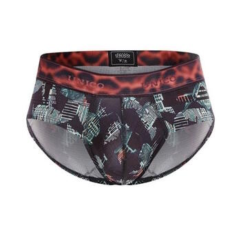 Mundo Unico Debacle Black/Print Sport Brief