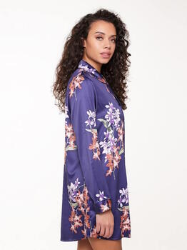 LingaDore Night Ginger Bread Blue/Print Nightdress