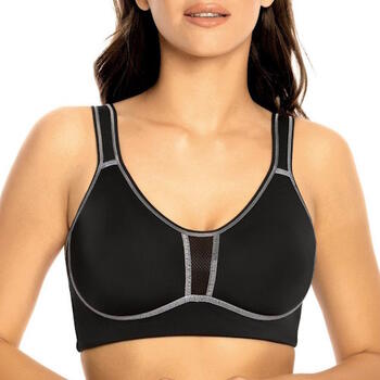 Viania 101470 Black Sport Bra