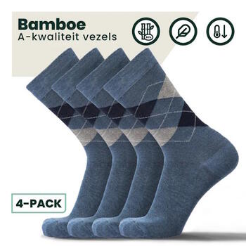 Bamboosa Steve Jeans Blue Socks
