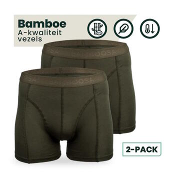Bamboosa Lewis Khaki Bamboo Boxer Short