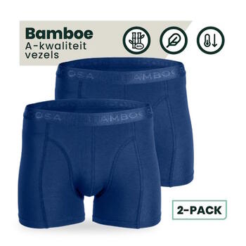 Bamboosa Lewis Navy BLue Bamboo Boxer Short