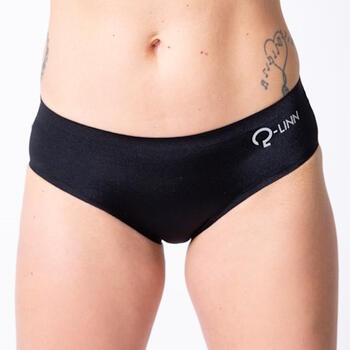 Q-Linn Cannes Black Sports Underwear