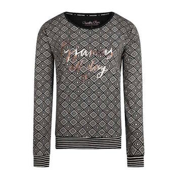 Charlie Choe Goes Retro Black/Print Sleep Shirt