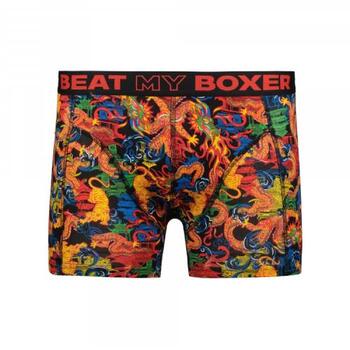 Beat My Boxer Dragon Multicolor/Print Boxer Short