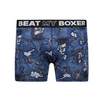 Beat My Boxer Pirates Blue/Print Boxer Short