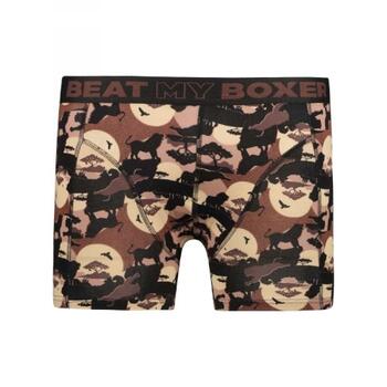 Beat My Boxer Lion Safari Brown/Print Boxer Short