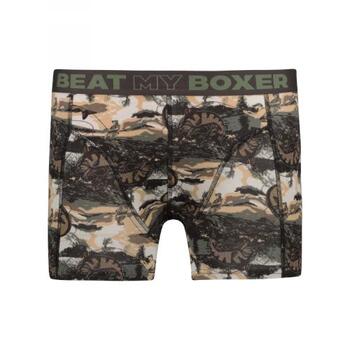 Beat My Boxer No Kill Fishing Brown/Print Boxer Short