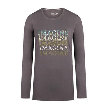 Charlie Choe Funky Nights Dark Grey Sleep Shirt
