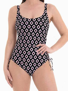 Rosa Faia Swimwear Jessy Black/Print Bathingsuit
