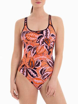 Anita Swimwear Jimena Orange/Print Bathingsuit