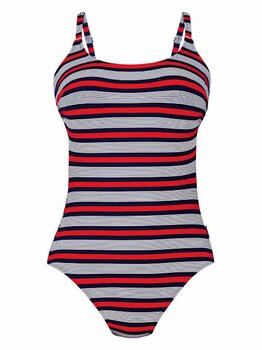 Rosa Faia Swimwear Estelle Blue/Red Bathingsuit