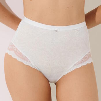 Lisca Evelyn White High Waist Brief