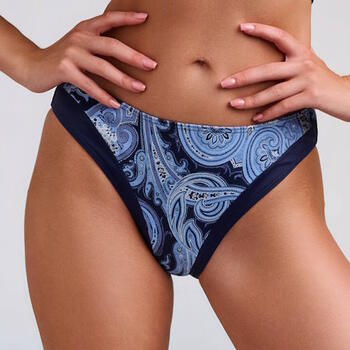 Marlies Dekkers Swimwear Cache Coeur Blue/Print Bikini Brief