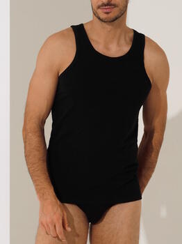 Lisca Hermes Black Man Singlet