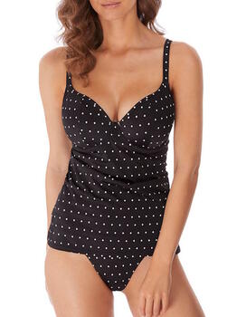 Freya Swim Jewel Cove Black/Print Tankini Top