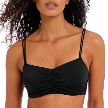 Freya Jewel Cove Black Soft-Cup Bikini Bra