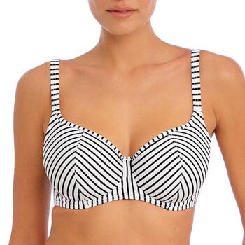 Freya Swim Jewel Cove Black/White Padded Bikini Bra