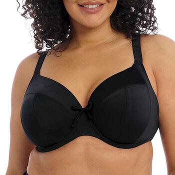Elomi Swim Plain Sailing Black Padded Bikini Bra