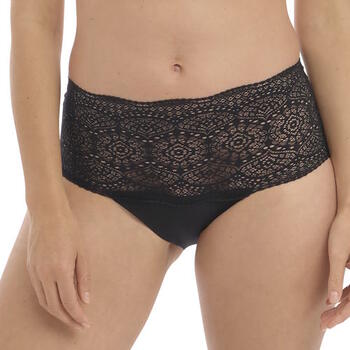 Fantasy Lingerie Lace Ease Black Brief