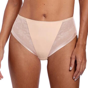 Fantasy Lingerie Illusion Beige Brief