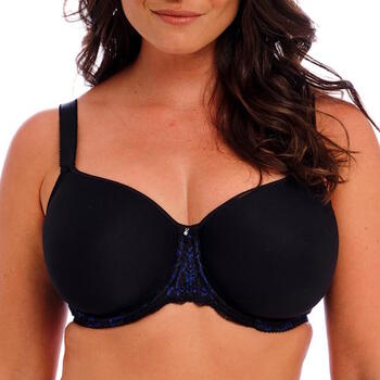 Fantasy Lingerie Emmaline Black/Blue Padded Bra