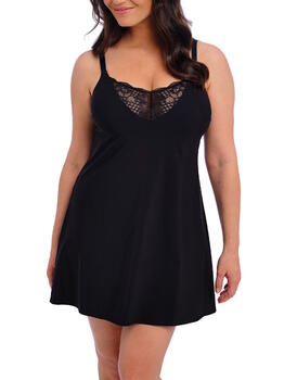 Fantasy Lingerie Reflect Black Slipdress