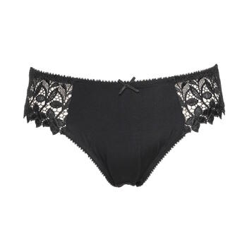 Guy de France Embroidery Black Brief