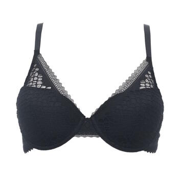 Guy de France Mille Fils Black Padded Bra