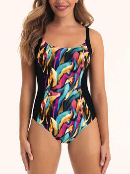 Anita Swimwear Mette Black/Print Bathingsuit