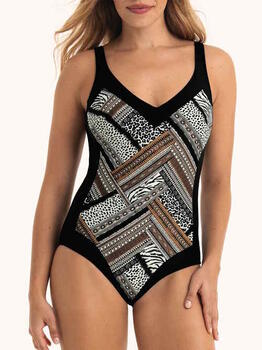 Anita Swimwear Sidonia Black/Print Bathingsuit