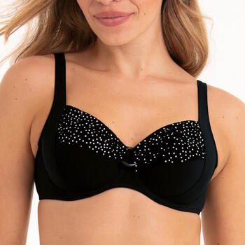Anita Swimwear Elna Black Soft-Cup Bikini Bra