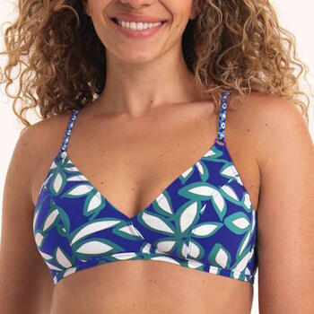 Rosa Faia Swimwear Minou Blue Padded Bikini Bra