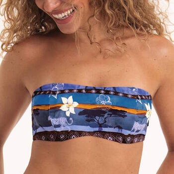 Rosa Faia Swimwear Bella Blue Soft-Cup Bikini Bra
