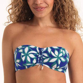 Rosa Faia Swimwear Ella Blue Soft-Cup Bikini Bra