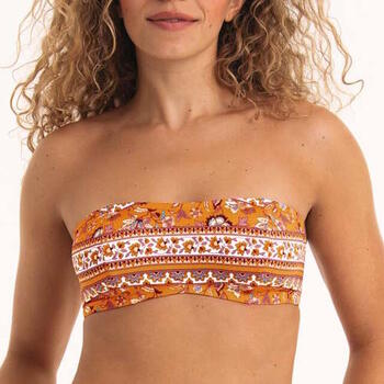 Rosa Faia Swimwear Bella Orange Soft-Cup Bikini Bra
