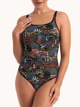 Anita Care Olinda Black/Print Prosthetic Swimsuit