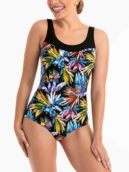 Anita Care Porto Black/Print Prosthetic Swimsuit