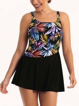 Anita Care Kista Black/Print Prosthetic Swimsuit