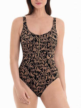 Rosa Faia Swimwear Elouise Black/Print Bathingsuit