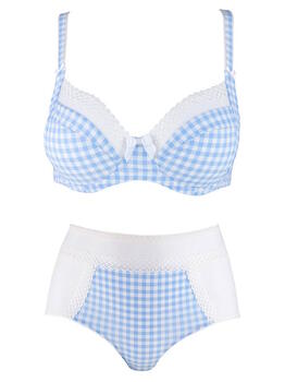 Louisa Bracq So Vichy Blue/White Set