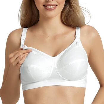 Anita Maternity Miss Cotton White Nursing bra