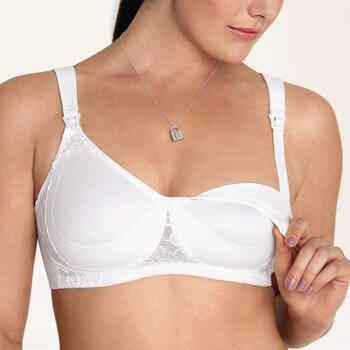 Anita Maternity Basic White Nursing bra