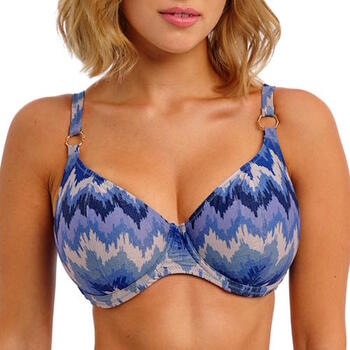 Freya Swim Arizona Wave Blue/Print Padded Bikini Bra