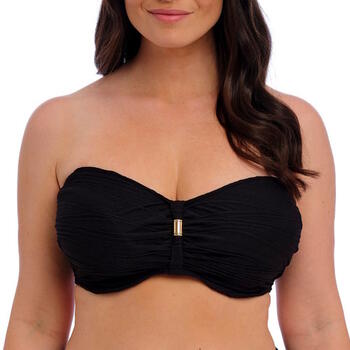 Fantasy Swim Beach Waves Black Padded Bikini Bra