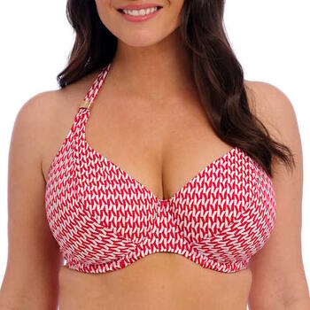 Fantasy Swim Koh Lipe Red/White Padded Bikini Bra