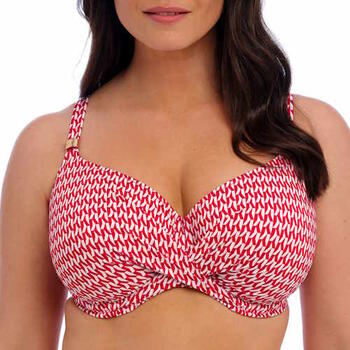 Fantasy Swim Koh Lipe Red/White Soft-Cup Bikini Bra