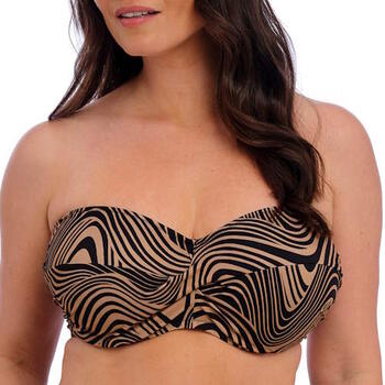 Fantasy Swim Pemba Island Black/Brown Padded Bikini Bra