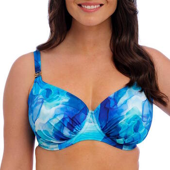 Fantasy Swim Saunton Sands Blue Soft-Cup Bikini Bra