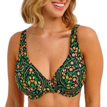 Freya Swim Sunset In Seville Black/Print Soft-Cup Bikini Bra